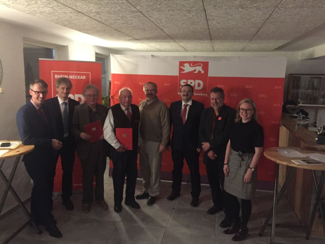 Ehrung 50 Jahre Lobbach 9.11.2018